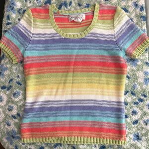 Vintage Jones Wear Multicolor Striped Sweater